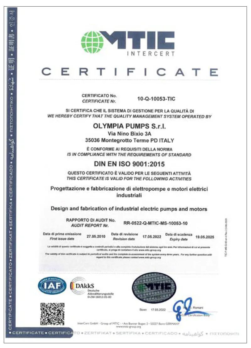 certificazioni